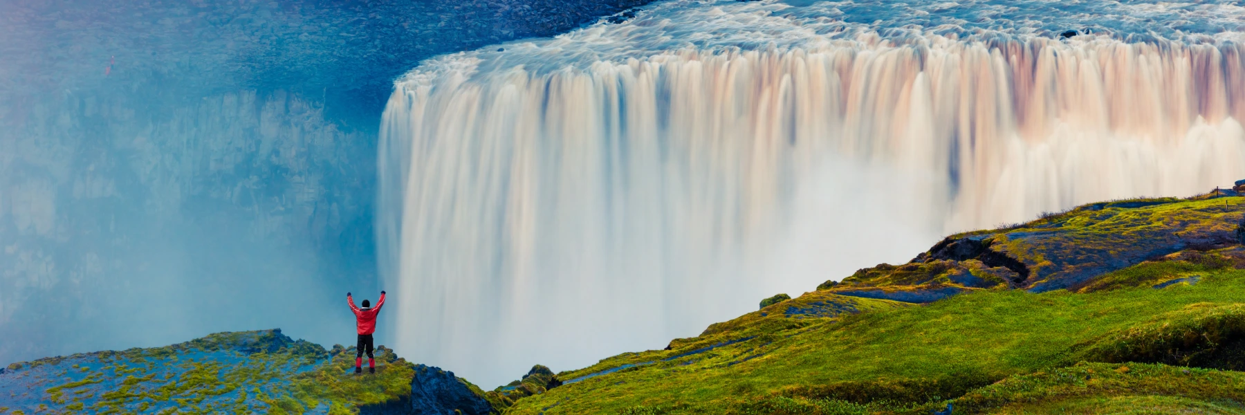 Visit Dettifoss, Iceland – Europe’s most powerful waterfall, famed for its thundering cascade and raw beauty.
